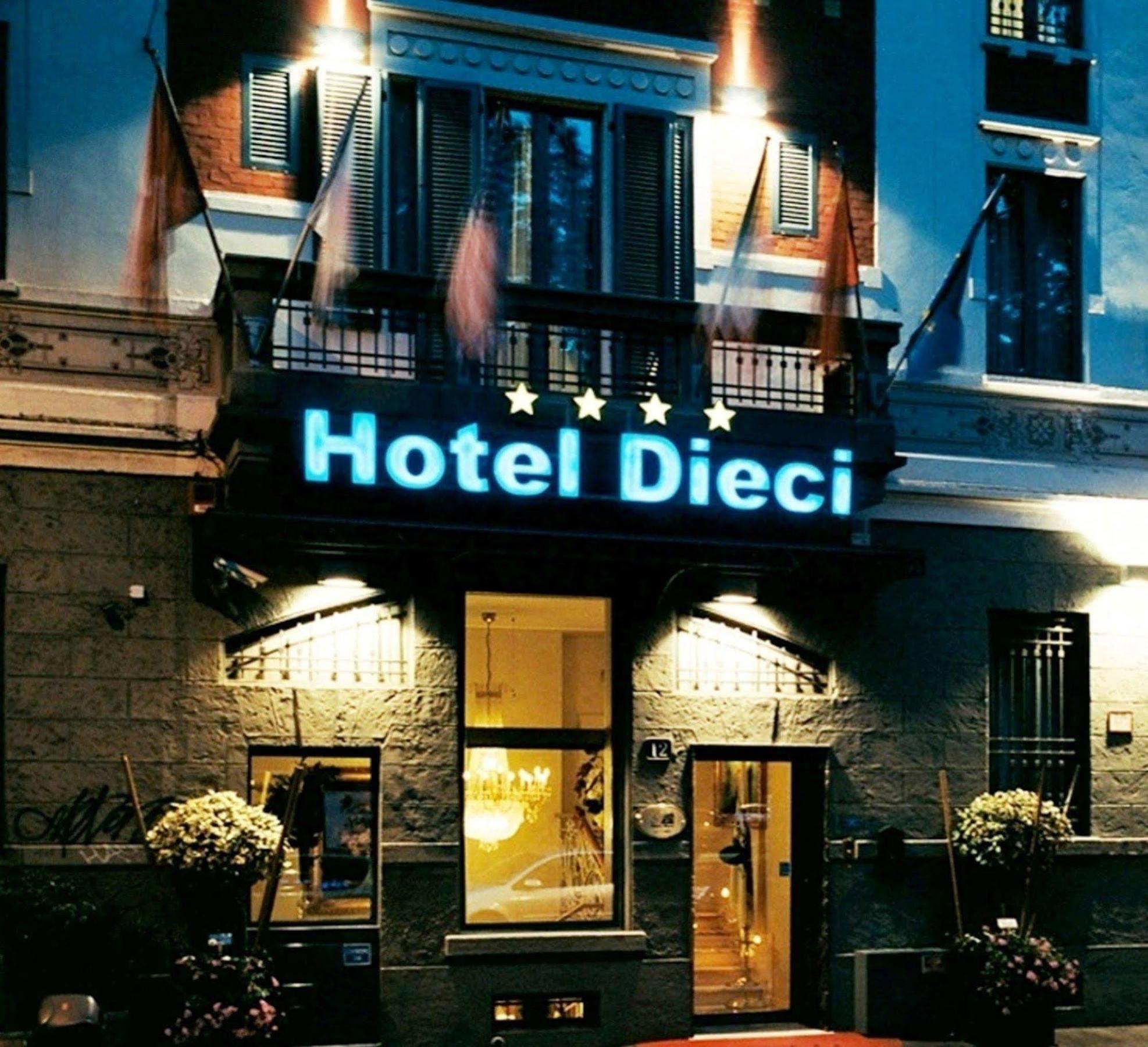 Hotel Dieci Milán Exteriér fotografie
