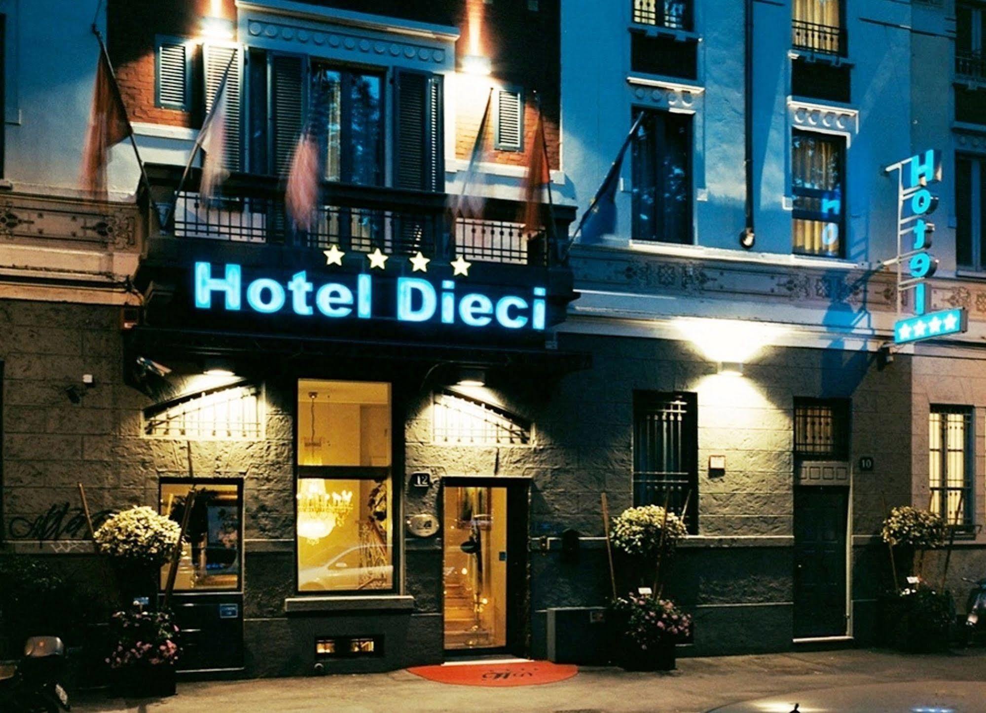 Hotel Dieci Milán Exteriér fotografie